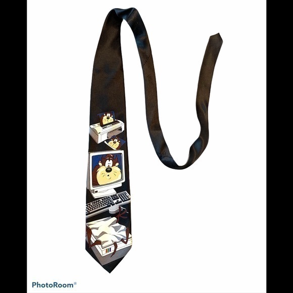 Warner Bros. Looney Tunes Mania Tie Scanning New - Picture 1 of 8